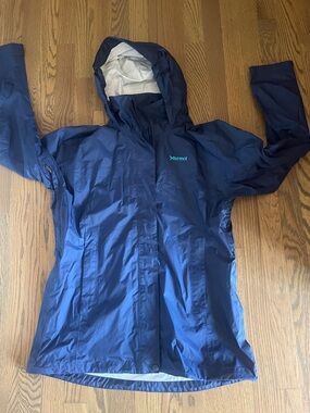 Marmot Deep Navy Hooded Rain jacket